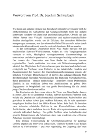 Dokument Vorwort von Prof. Dr. Joachim Schwalbach