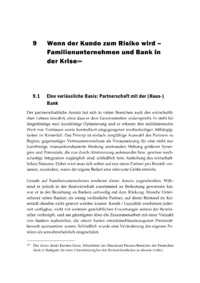 Dokument Wenn der Kunde zum Risiko wird – Familienunternehmen und Bank in der Krise