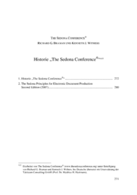 Dokument Historie „The Sedona Conference®“