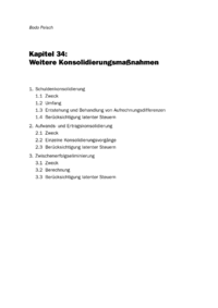 Dokument Weitere Konsolidierungsmaßnahmen