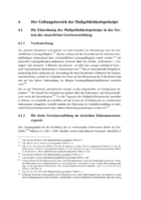 Dokument Der Geltungsbereich des Ma&szlig;geblichkeitsprinzips