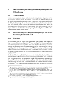 Dokument Die Bedeutung des Maßgeblichkeitsprinzips für die Bilanzierung