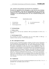 Dokument JArbSchG Erläuterungen: § 36 Ärztliche Untersuchungen und Wechsel des Arbeitgebers