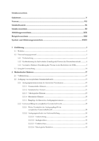 Dokument Inhaltsverzeichnis