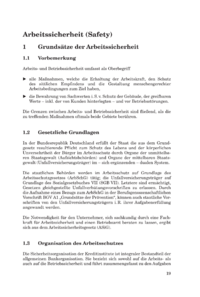Dokument Grundsätze der Arbeitssicherheit