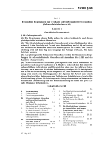 Dokument SGB IX Erl&auml;uterungen: &sect; 68 Geltungsbereich