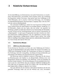 Dokument Nützliche Vorkenntnisse