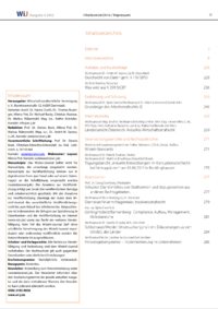 Dokument Inhaltsverzeichnis / Impressum 