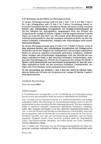 Dokument StrlSchV Erläuterungen: § 10 Befreiung von der Pflicht zur Deckungsvorsorge
