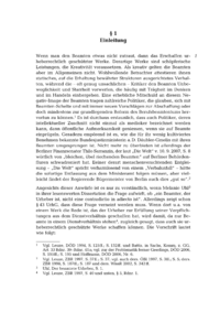 Dokument § 1 Einleitung
