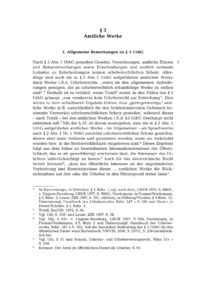 Dokument § 3 Amtliche Werke