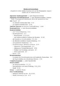 Stichwortverzeichnis