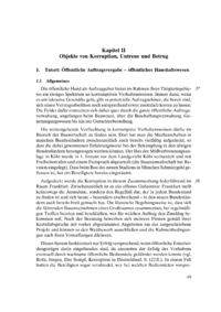 Dokument Objekte von Korruption, Untreue und Betrug