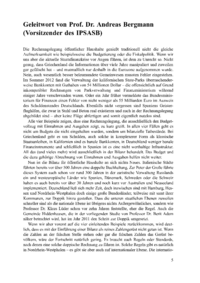 Dokument Geleitwort von Prof. Dr. Andreas Bergmann