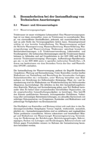 Dokument Besonderheiten bei der Instandhaltung von Technischen Ausrüstungen