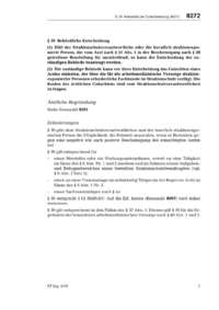 Dokument RöV Erläuterungen: § 39 Behördliche Entscheidung