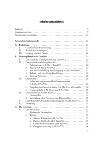 Inhaltsverzeichnis