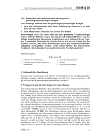 Dokument BImSchG Erläuterungen: § 28 Erstmalige und wiederkehrende Messungen bei genehmigungsbedürftigen Anlagen