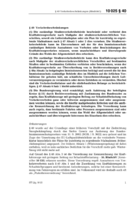 Dokument BImSchG Erläuterungen: § 40 Verkehrsbeschränkungen
