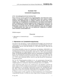 Dokument BImSchG Erläuterungen: § 47a Anwendungsbereich des sechsten Teils