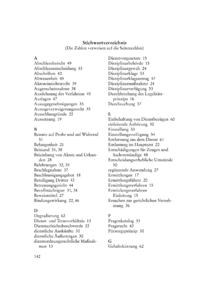 Stichwortverzeichnis