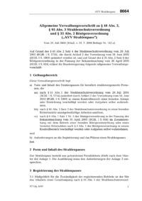 Dokument Allgemeine Verwaltungsvorschrift zu &sect; 40 Abs. 2, &sect; 95 Abs. 3 Strahlenschutzverordnung und &sect; 35 Abs. 2 R&ouml;ntgenverordnung (&bdquo;AVV Strahlenpass&ldquo;)