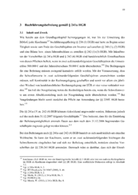 Dokument Buchführungsbefreiung gemäß § 241a HGB