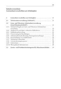 Dokument Lärmschutzvorschriften am Arbeitsplatz