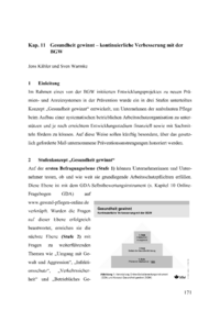 Dokument Gesundheit gewinnt – kontinuierliche Verbesserung mit der BGW