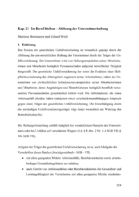 Dokument Im Beruf bleiben – Ablösung der Unternehmerhaftung