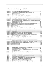Dokument Verzeichnis der Abbildungen und Tabellen