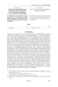 Dokument Art. 10 EU-ProspV Schema für das Registrierungsformular für durch Vermögenswerte unterlegte Wertpapiere („Asset backed securities“/ABS)