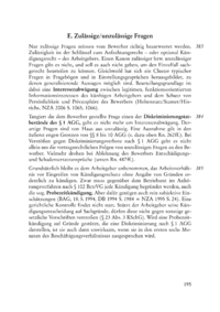 Dokument Zulässige/unzulässige Fragen