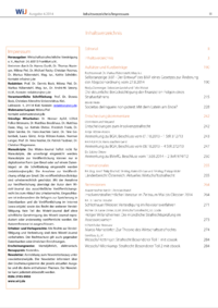 Dokument Inhaltsverzeichnis / Impressum 