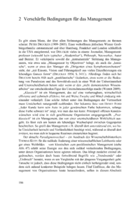 Dokument Verschärfte Bedingungen für das Management