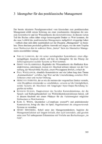 Dokument Ideengeber f&uuml;r das postklassische Management