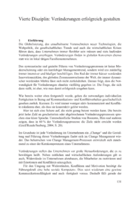 Dokument Veränderungen erfolgreich gestalten