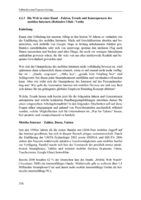 Dokument Die Welt in einer Hand – Fakten, Trends und Konsequenzen des mobilen Internets