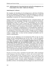 Dokument Anforderungen der Generation Internet an den Bewerbungsprozess von Unternehmen