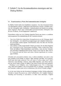 Dokument Transformation @ Work: Der kommunizierende Arbeitgeber