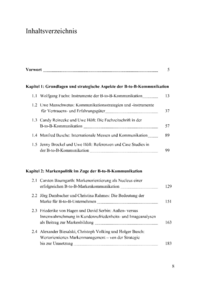 Dokument Inhaltsverzeichnis