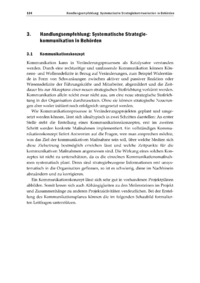 Dokument Handlungsempfehlung: Systematische Strategiekommunikation in Behörden