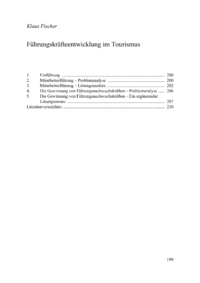 Dokument F&uuml;hrungskr&auml;fteentwicklung im Tourismus