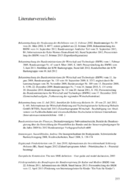 Dokument Literaturverzeichnis