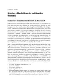 Dokument Scheitern &ndash; Eine Kritik an der traditionellen &Ouml;konomie