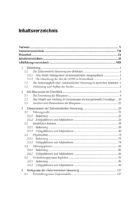 Dokument Inhaltsverzeichnis