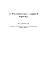 Dokument IT-Unterstützung des Integrated Reportings