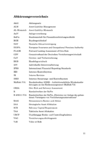 Dokument Abkürzungsverzeichnis