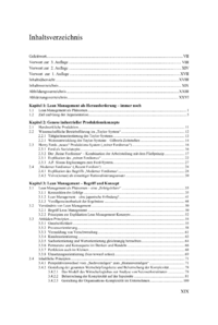 Dokument Inhaltsverzeichnis