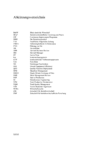 Dokument Abkürzungsverzeichnis